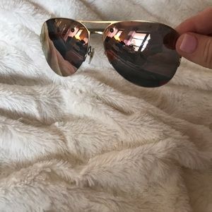 Tory Burch Pink mirrored Sunglasses